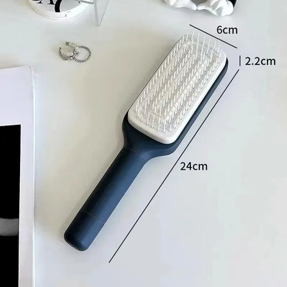 Self-Cleaning Rotating Hair Brush